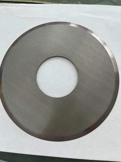 Tct Tungsten Carbide Circular Slitting Machine Knives Indutry Discks Metalworking Cutting Tools